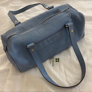 Kate Spade light blue Leather shoulder bag